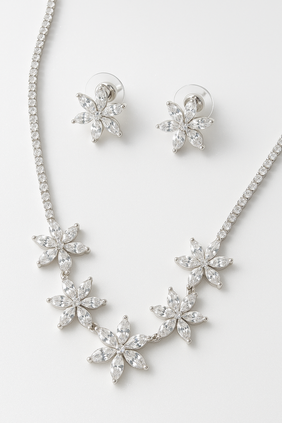 Sparkling Necklace & Earring Set