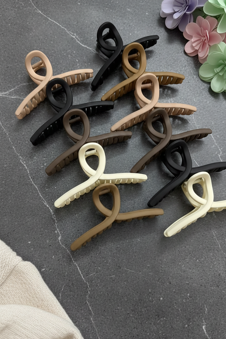 Ribbon-Shaped Claw Clips