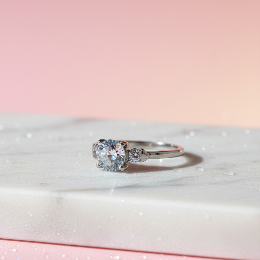 Side Heart Ring
