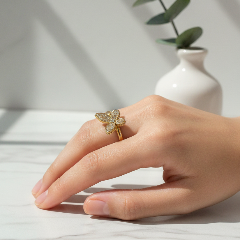 Butterfly ring - Artificial Jewellery in Pakistan