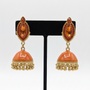 Pair of Pink & Orange Jhumka