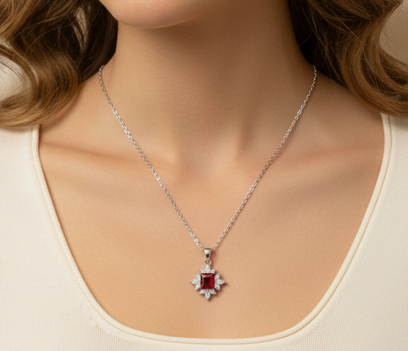 Rosemary locket set - Artificial Jewellery in Pakistan